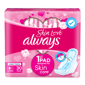Always, Feminine Pads, Breathable Soft, Maxi Thick, With Wings - 30 Pcs Always, Feminine Pads, Breathable Soft, Maxi Thick, With Wings - 30 Pcs