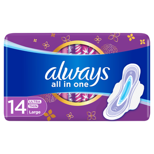 Always, Feminine Pads, Diamond Cotton Soft Thin Large With Wings - 14 Pcs Always, Feminine Pads, Diamond Cotton Soft Thin Large With Wings - 14 Pcs