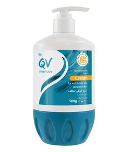 Qv, Body Cream, Intensive Moisturizing, For Dry & Sensitive Skin - 500 Gm Qv, Body Cream, Intensive Moisturizing, For Dry & Sensitive Skin - 500 Gm