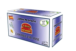 الضيافة، أكياس أعشاب، البابونج مع الينسون - 25 قطعة الضيافة، أكياس أعشاب، البابونج مع الينسون - 25 قطعة